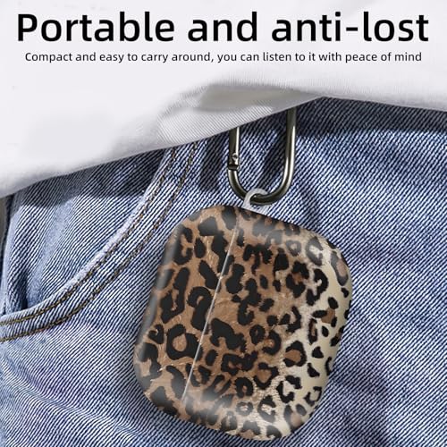 Coque AirPods 4 evite les casses grace a l'etui antichoc leopard