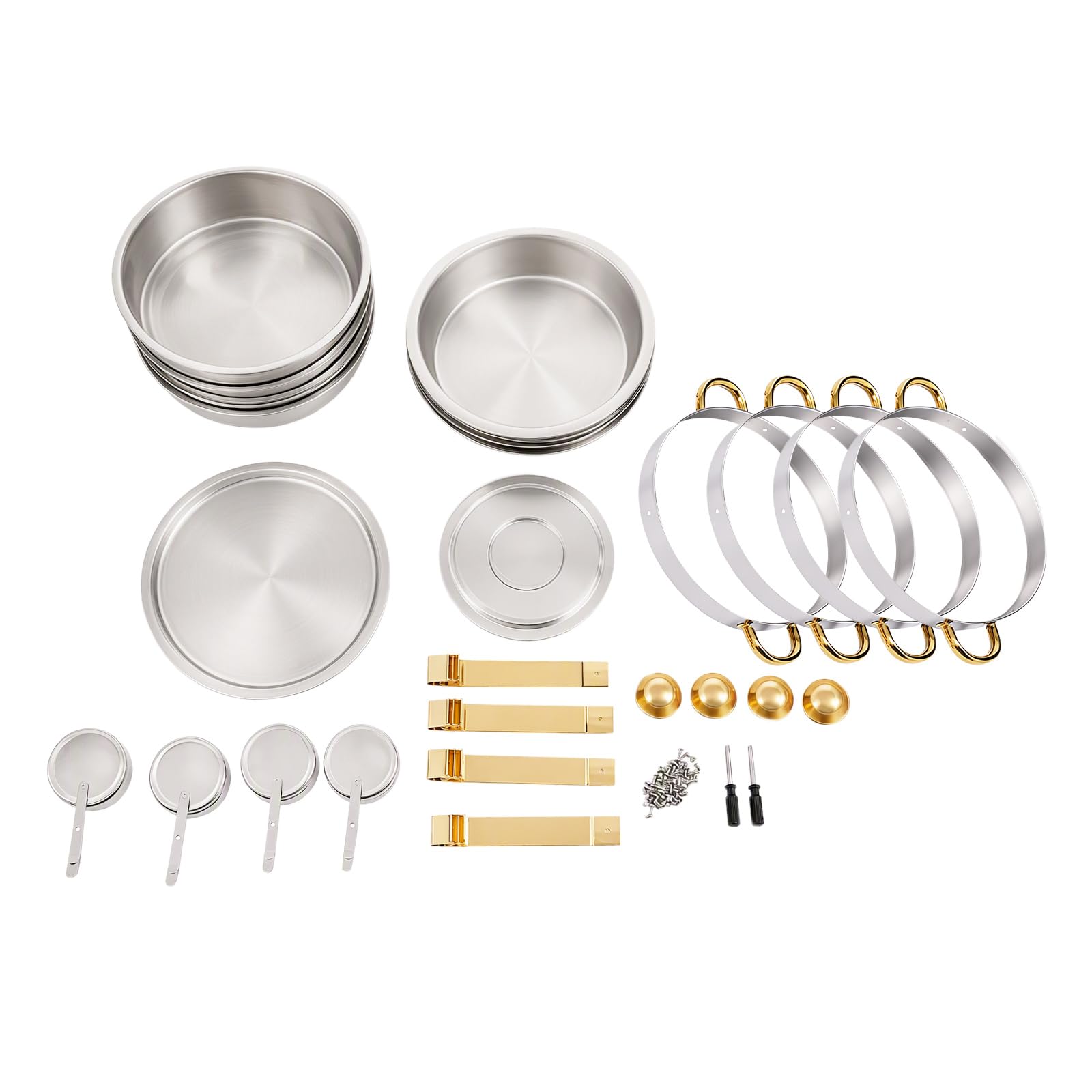 Chafing Dish Buffet Set płyta grzewcza ze stali nierdzewnej 4,5 l