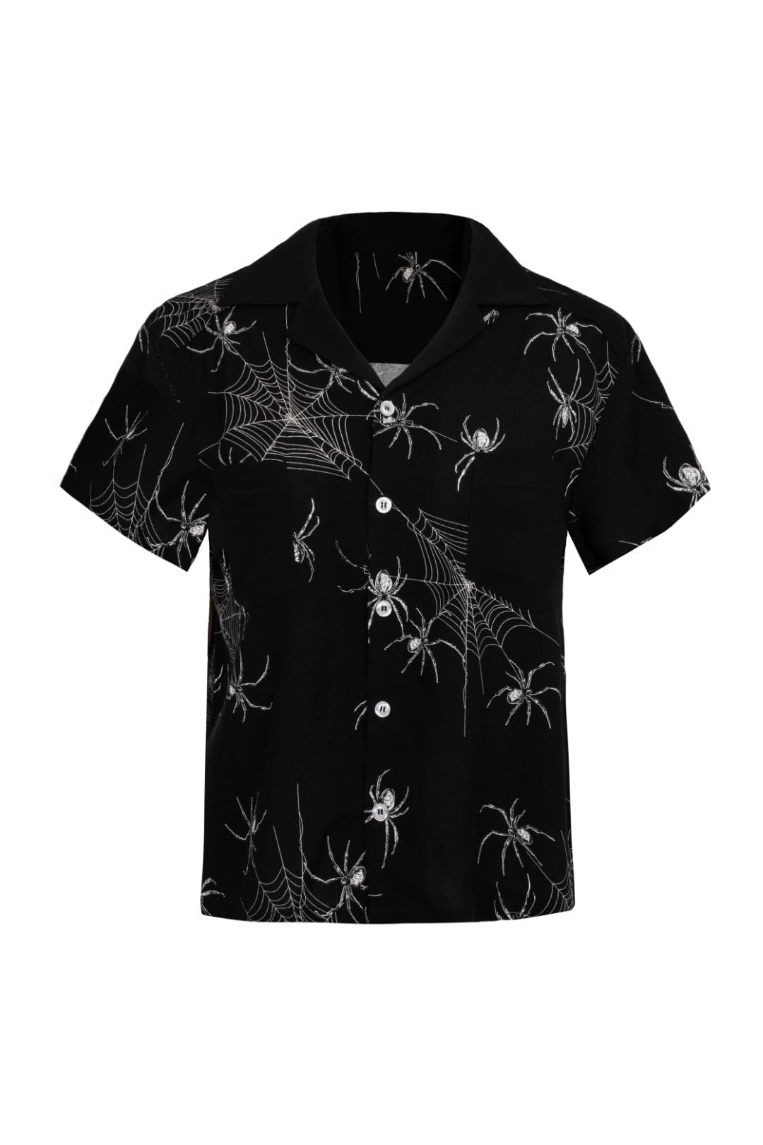 Hell Bunny Black Widow Shirt Size: UK 10