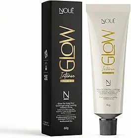 Tintura Capilar Glow Intense Nouê 60g – Resultado Natural, Cobertura Total 100% dos Brancos, Resistentes para Cabelos Escuros, Castanhos, preto, tinta, do mercado, rápida, rápido.