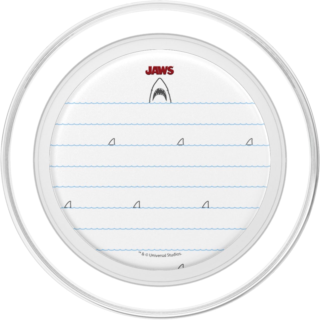 Jaws Simple Logo Embroidery PopSockets MagSafe PopGrip for iPhone