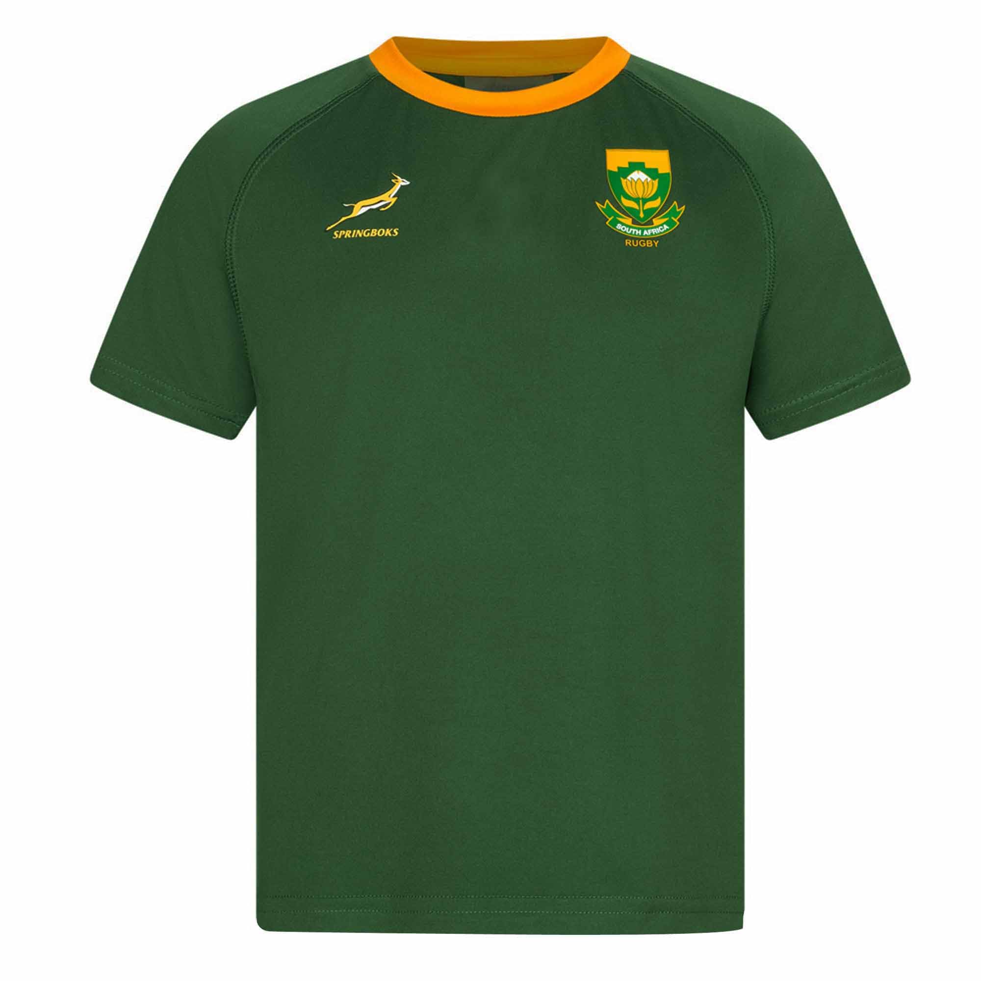 GIFTS 4 ALL Official Kids Springboks Rugby Replica Shirt, Kids Springboks Shirt, Kids South Africa Rugby Shirt, Kids South Africa Rugby Training Top