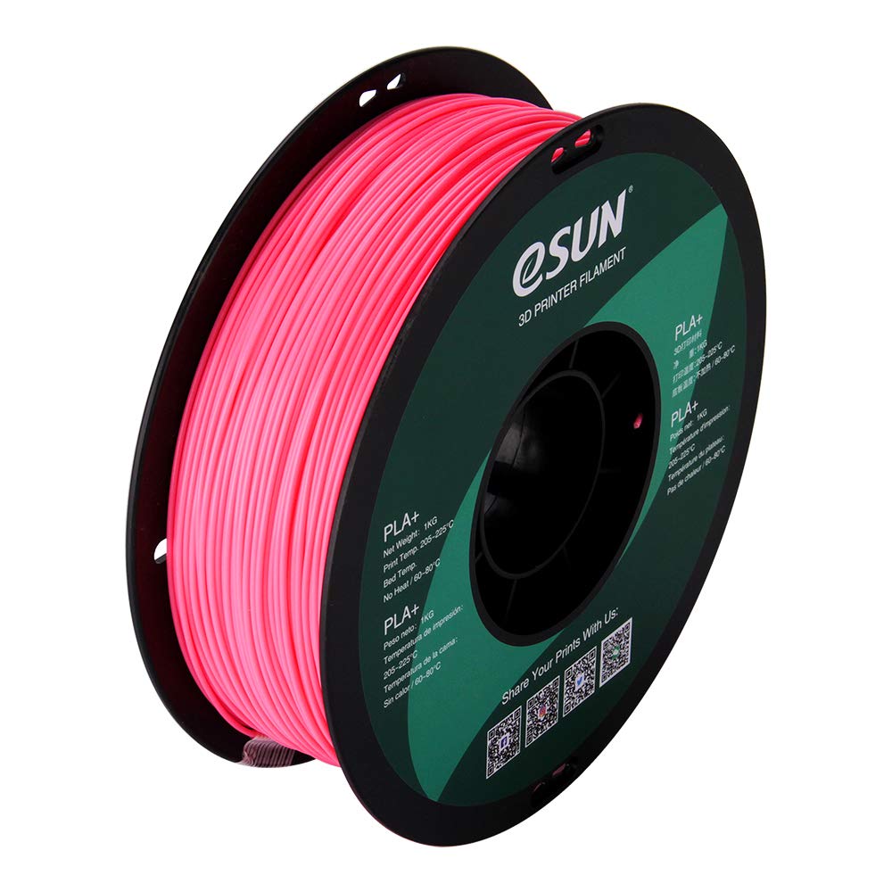 PLA+ Filament 1.75mm | Crack Resistant - Smooth Finish PLA | Filament For FDM 3D Printers | PLA PLUS Roll Tolerance Within +/-0.05mm (Pink)