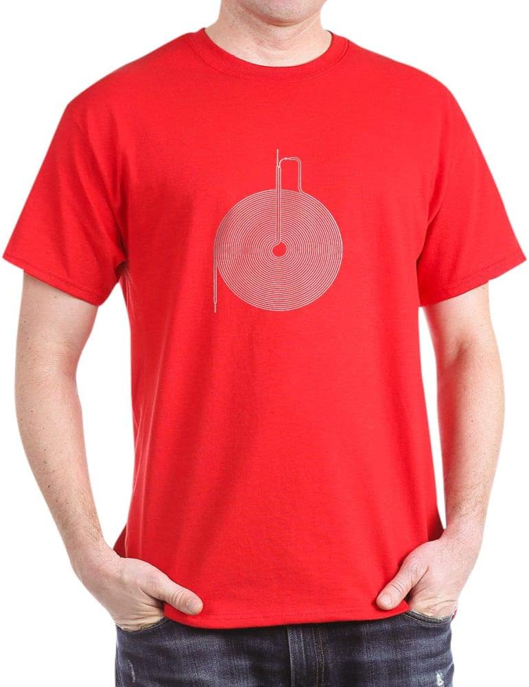 CafePressTesla Bifilar Coil T Shirt Men's 100% Cotton, Classic Graphic Dark T-Shirt