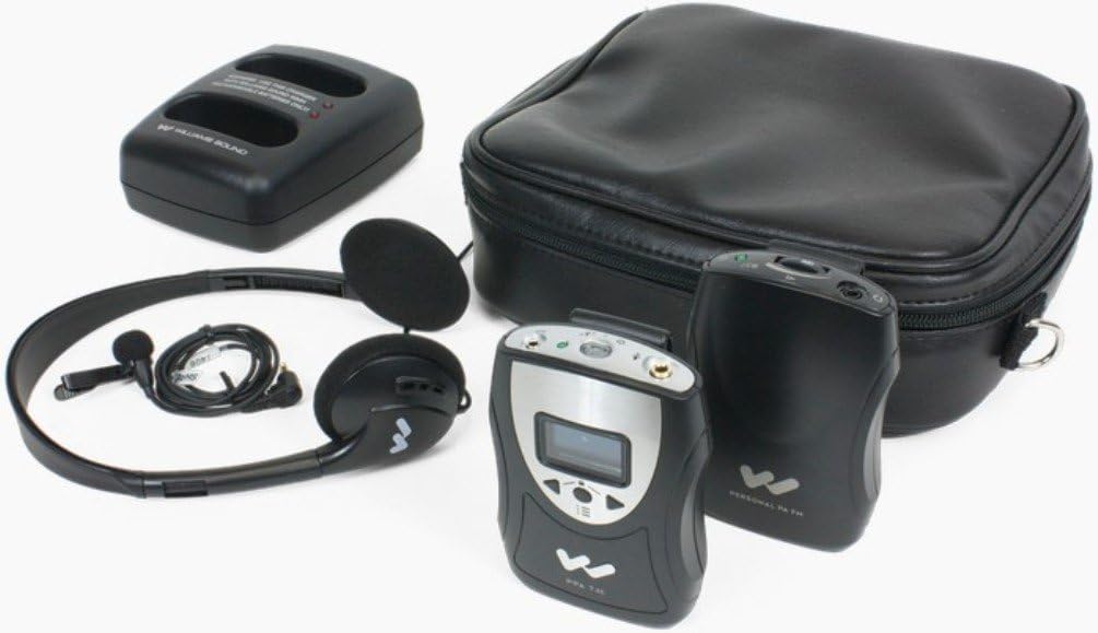 Williams Sound PFM PRO RCH Rechargeable Personal FM Listening System with Rechargeable Batteries; 17 Selectable Channels; Range of up to 150'; 72 to 76 MHz