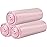 3 Rolls Small Trash Bags - 60 Counts Durable 4 Gallon Small Garbage Bags for home office kitchen Bathroom Bedroom Trash Can linersPink
