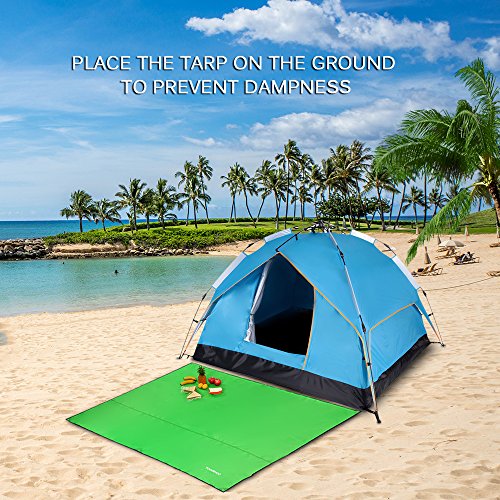 DECDEAL Multifuncional Ultralight Outdoor Waterproof Tent Tarp Footprint Folha de chão Folha de cobe