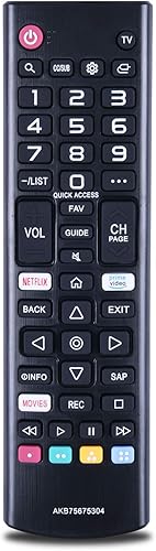 Miniatura 3 de AKB75675304 Reemplazo remoto para LG Smart TV Remote 32LM5620BPUA 32LM570BPUA 32LM620BPUA 32LM630BPUB 32LM6350PUA 32LM639BPUB 43LM5700PUA 43LM636PUA