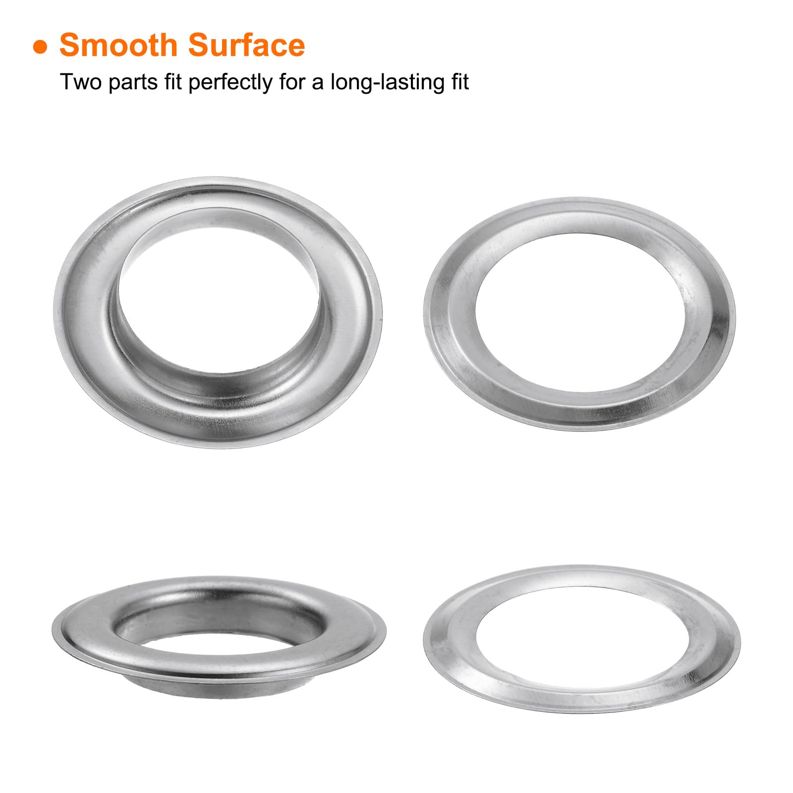 QUARKZMAN 40 Set Di Occhielli Con Rondelle Da 20mm Kit Occhielli In Metallo Ramato Per Teloni Per Tende In Tessuto, Cintura In Pelle, Borsa Per Scarpe, Fai Da Te, Bronzo