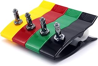 4PCS Universal Adapter Pediatric Limb Clamps Set, Multiple Color Electrodes for 4MM Banana, 3MM DIN, Snap and Pinch