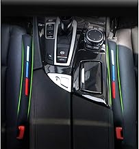 Sports Fashion Car Seat Crevice Gap Filler Slot Plug Faux Leather Car Seat Gap Pad Fillers Spacer Filler Slot Plug black