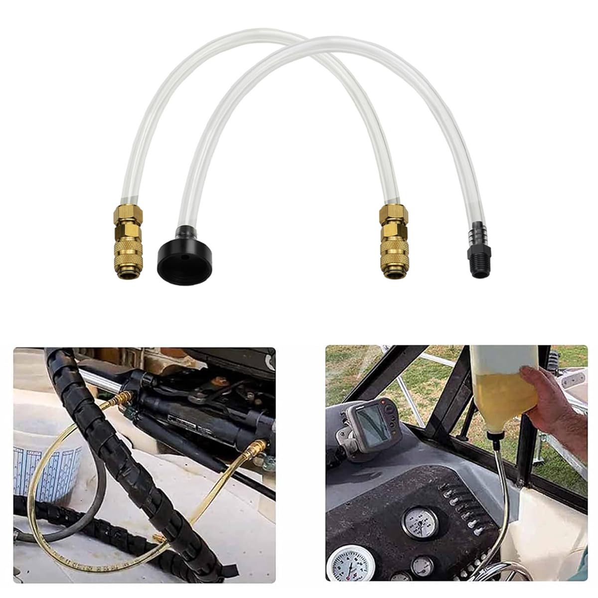 Tubo Dello Sterzo Idraulico, Kit Di Spurgo Per Barche in Ottone PVC, Kit Di Spurgo Per Barche Con Fluido Idraulico Dello Sterzo, Parti Di Yacht