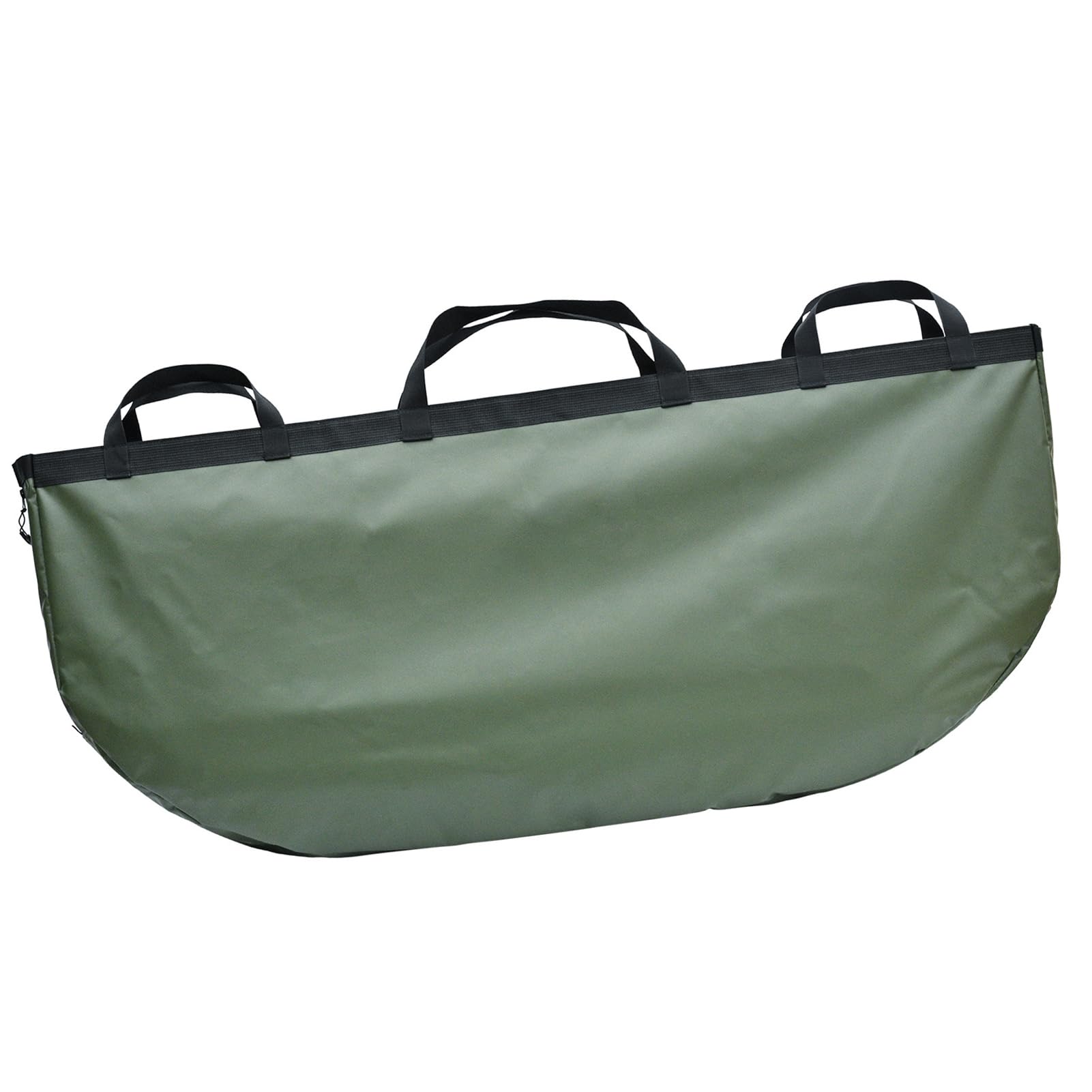 Duży Podbierak Wędkarski Przestronny Worek na Karpie z 6 Uchwytami do Wydajnego Transportu Ryb Materiał PVC Idealny dla Wędkarzy 128x58x12cm