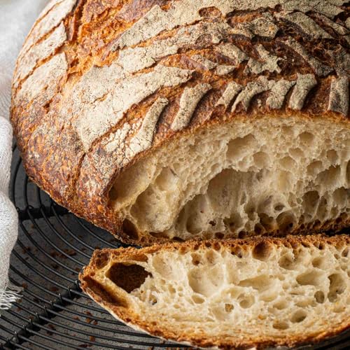 Image of The Magic Oven Naturally Fermented Sourdough Bread Classic Country Loaf, Plain, No Yeast - Healthy bread Perfect for Digestion and Gut Health - Nutrient-Rich 475gm (No Preservatives or Chemicals)