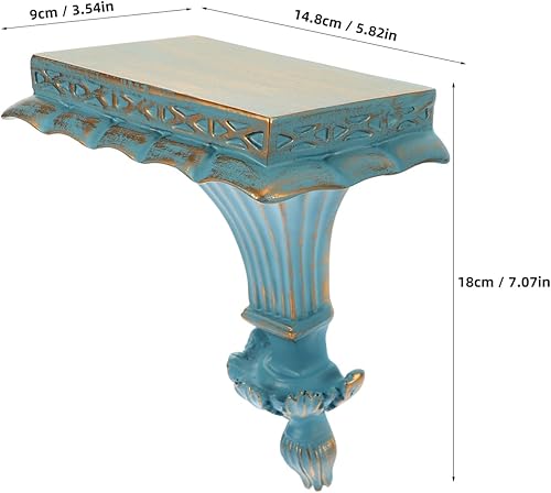 Miniatura 3 de Estantes flotantes decorativos, Estantes decorativos montados en la pared, Organizador de exhibición de pared clásico, Estante de adorno de arte de