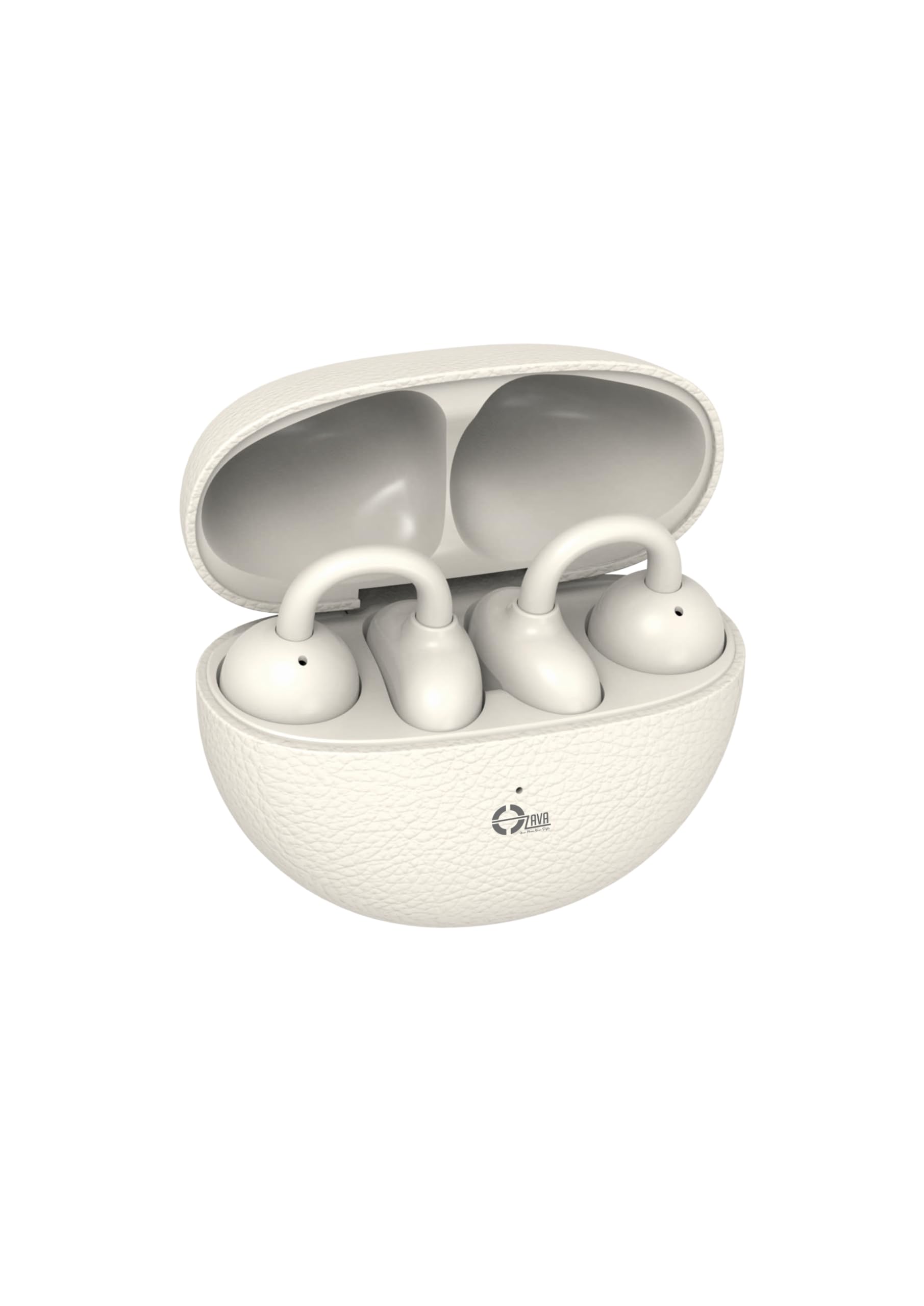 Newly Launched Air Clips-Echo Wireless Open Ear Earbuds with Clip Design, Up-to 40H Playtime, Dual Device Pairing, ENC,13mm Driver, BTv5.3 (White)-picture-19