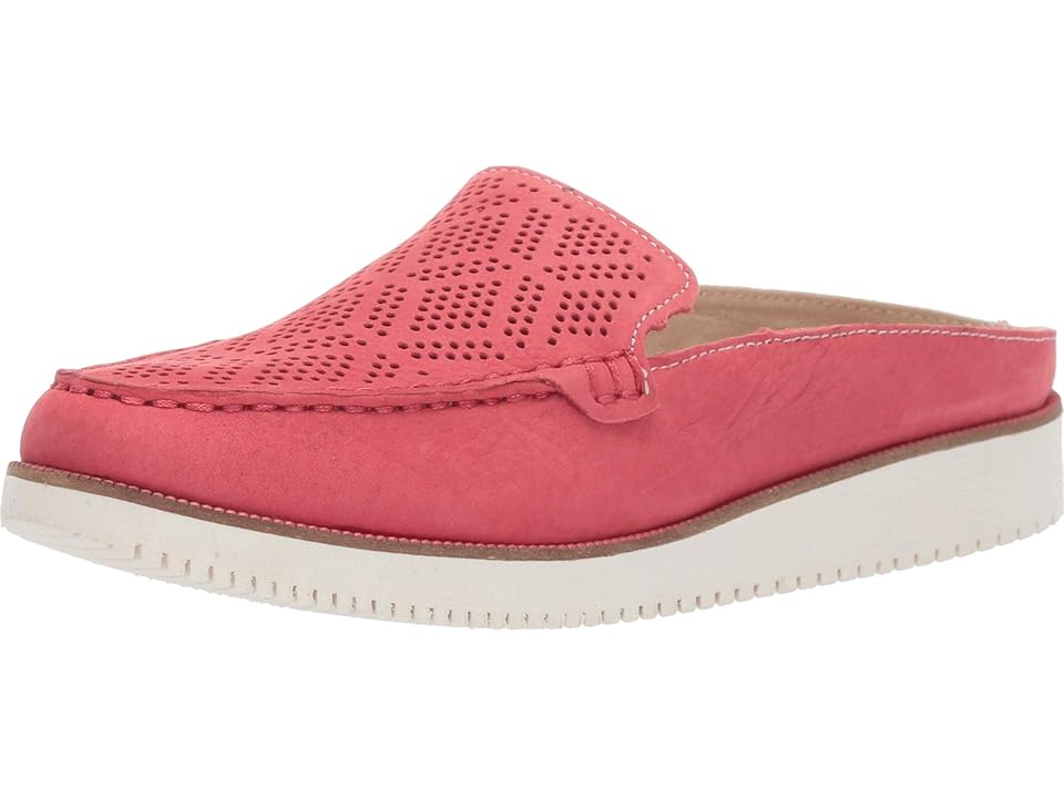 

Hush Puppies Chowchow Perf Mule (Sea Coral Nubuck) Women's Slip on Shoes, Red