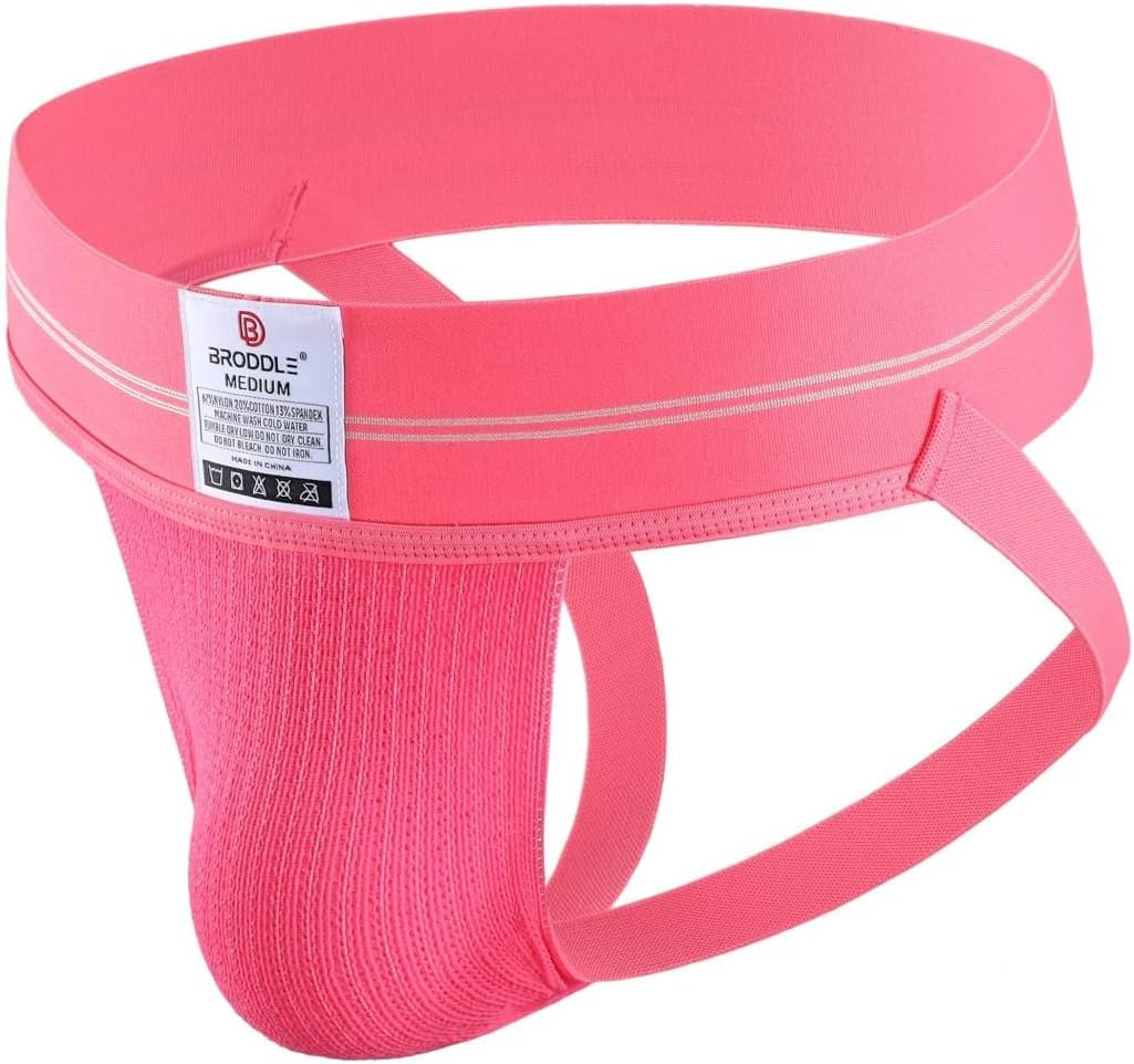 Men's Jockstrap Stretchy Nylon Mesh Pouch Performance Workout Athletic Supporters for Men