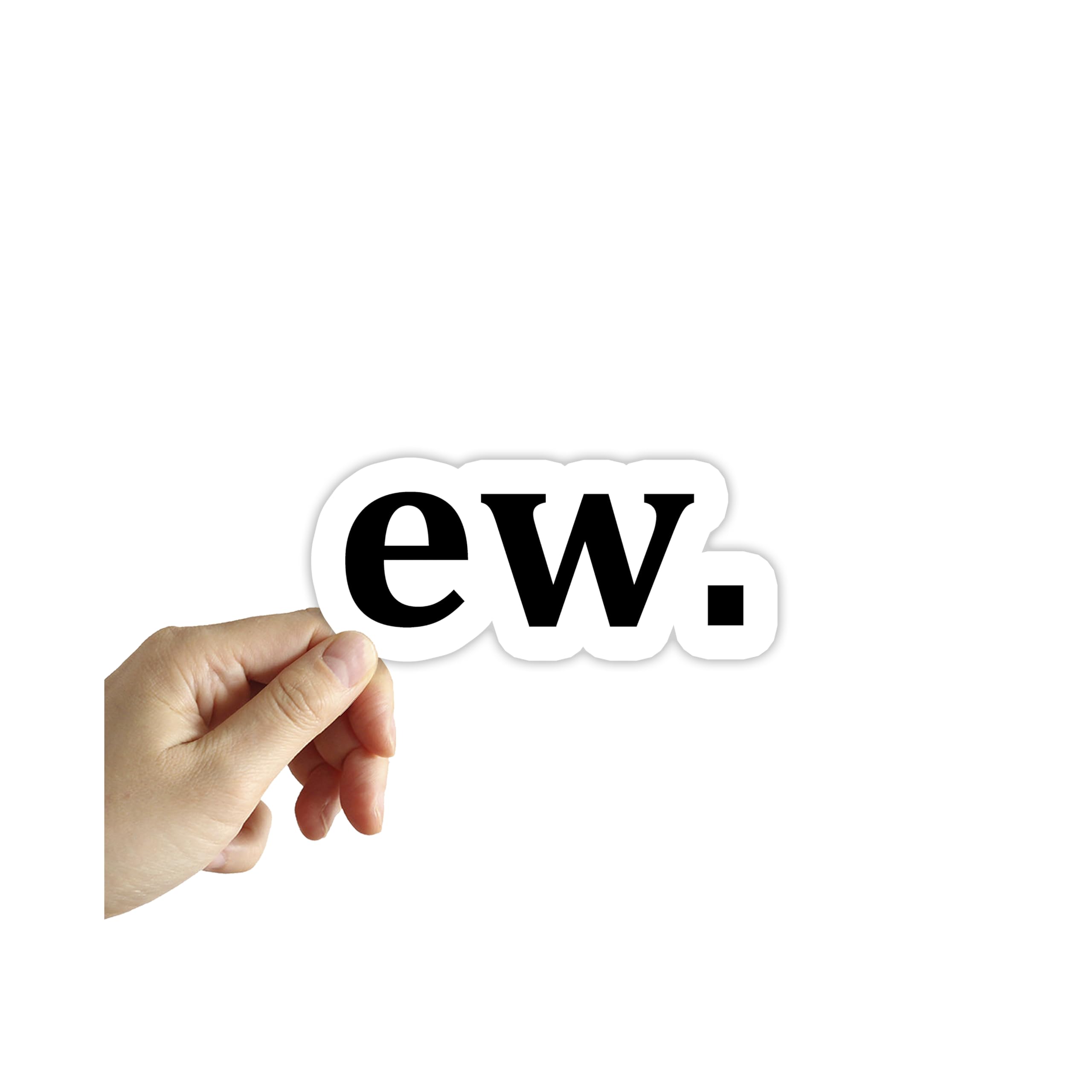 ew Sticker Laptop Water Bottle Phone Window Notebook Stickers Funny Trendy