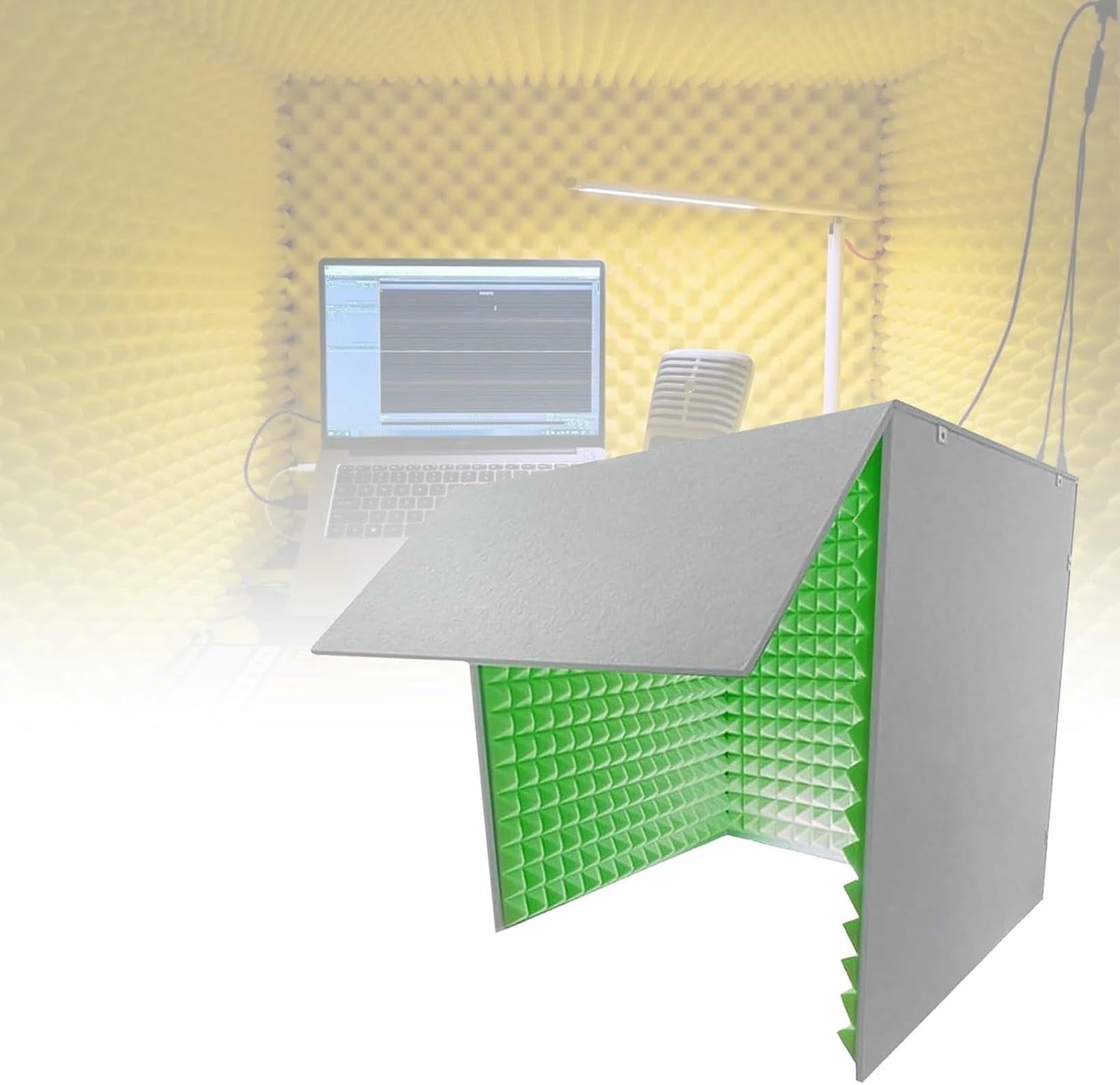 Salle isolation sonore de bureau pour éliminer echo du microphone