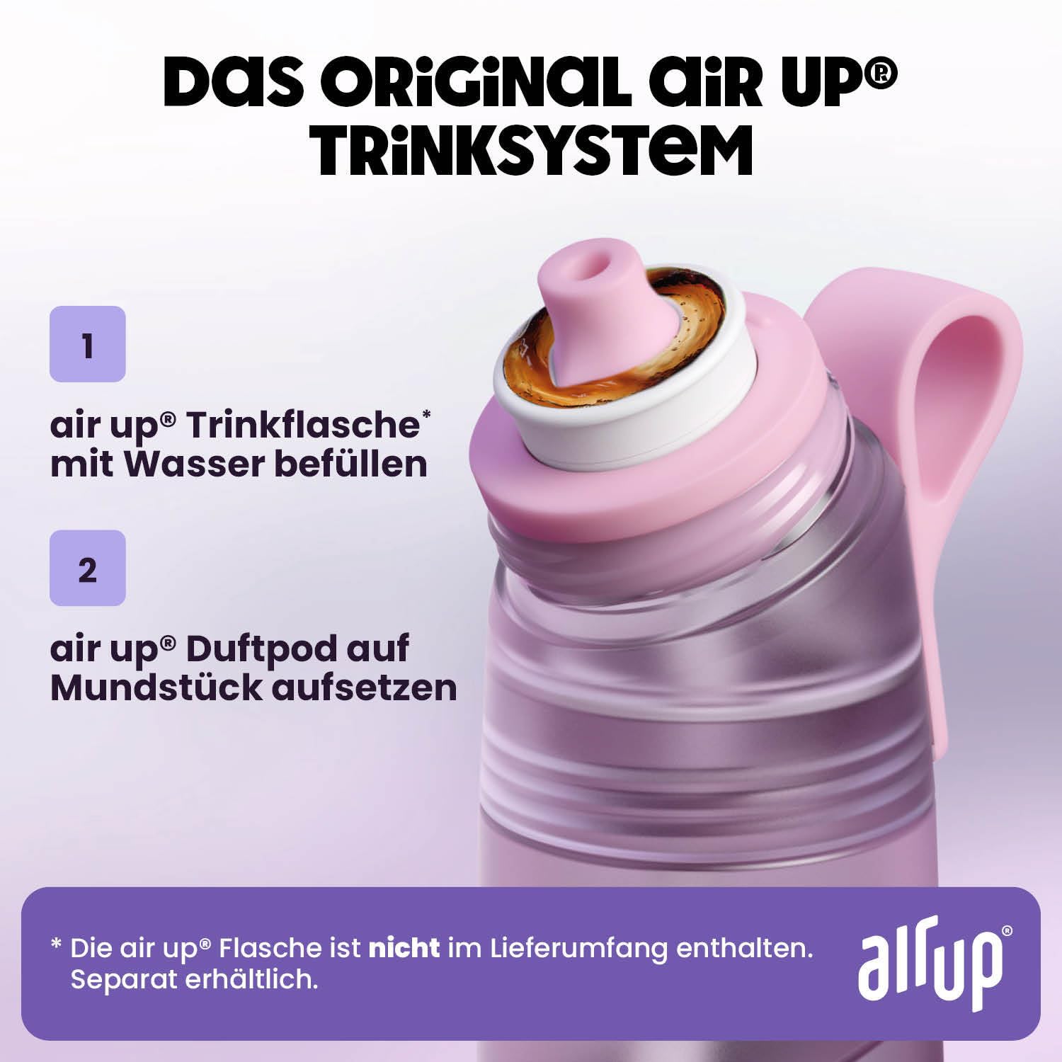 air up® Pods 5 Geschmacksrichtungen im Probier-Set Flavor 5 | Duft-Pods für 25 Liter Wasser mit zuckerfreiem Geschmack: Kola, Wassermelone, Orangeade, Apfel & Ananas I für original air up® Flaschen
