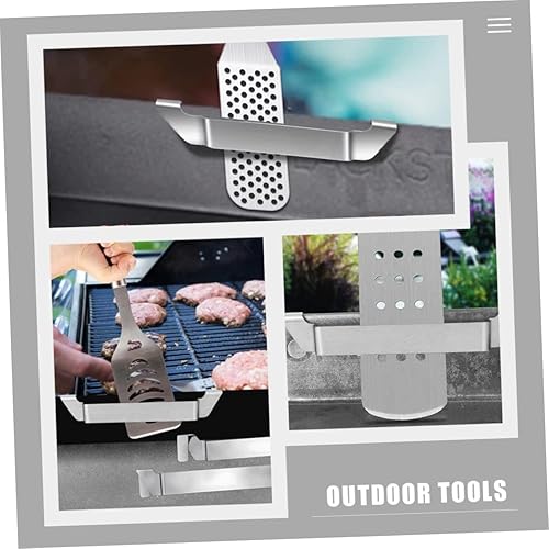 Miniatura 8 de GANAZONO Soporte de cuchara para parrilla, soporte para herramientas de barbacoa, herramientas de chef, espátula, estante de herramientas de piedra