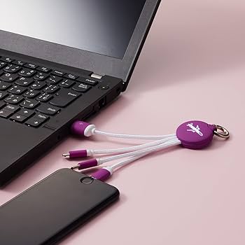 Peach　3点セット Amazon.co.jp: Peachオリジナル 3in1 USB充電ケーブル