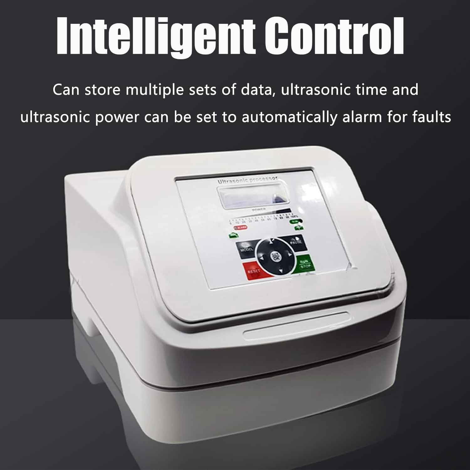 Omogeneizzatore ad ultrasuoni - Processore sonicatore a controllo digitale per emulsionamento liquido, mini distruttore cellulare da laboratorio con timer a impulsi regolabile e sonde