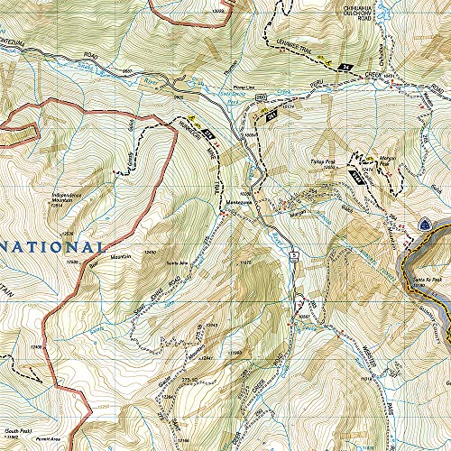 Idaho Springs, Loveland Pass Map (National Geographic Trails Illustrated Map, 104) - Image 3