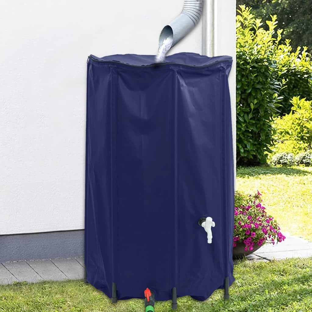 SKM Réservoir d'eau avec Robinet Pliable 500 L PVC,Maison & Jardin,Pelouses & Jardins,Arrosage & Irrigation,Bleu,4.7KG,155996