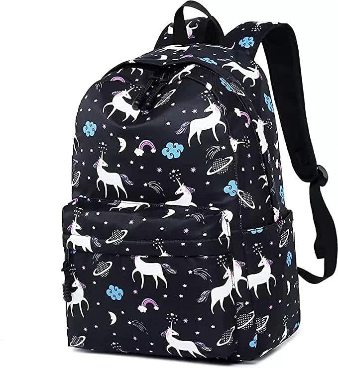 Casual Backpack Collage bag black unicorn School Bag Tuition Bag College Backpack For Girls & Women 15 Liters Waterproof School Bag-picture-39