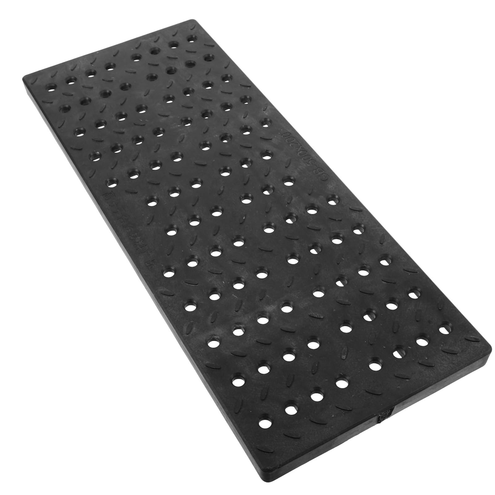 Wymienny plastikowy ruszt odpływowy 200 x 500 mm okrągły otwór do kuchni i na zewnątrz osłona wykopu podłogowego do obszarów pieszych wydajne zarządzanie wodą deszczową
