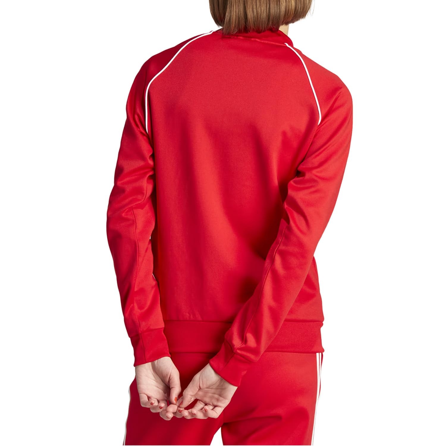 Adidas TRACK TOP ADICOLOR Felpa da Donna Rossa IK4032