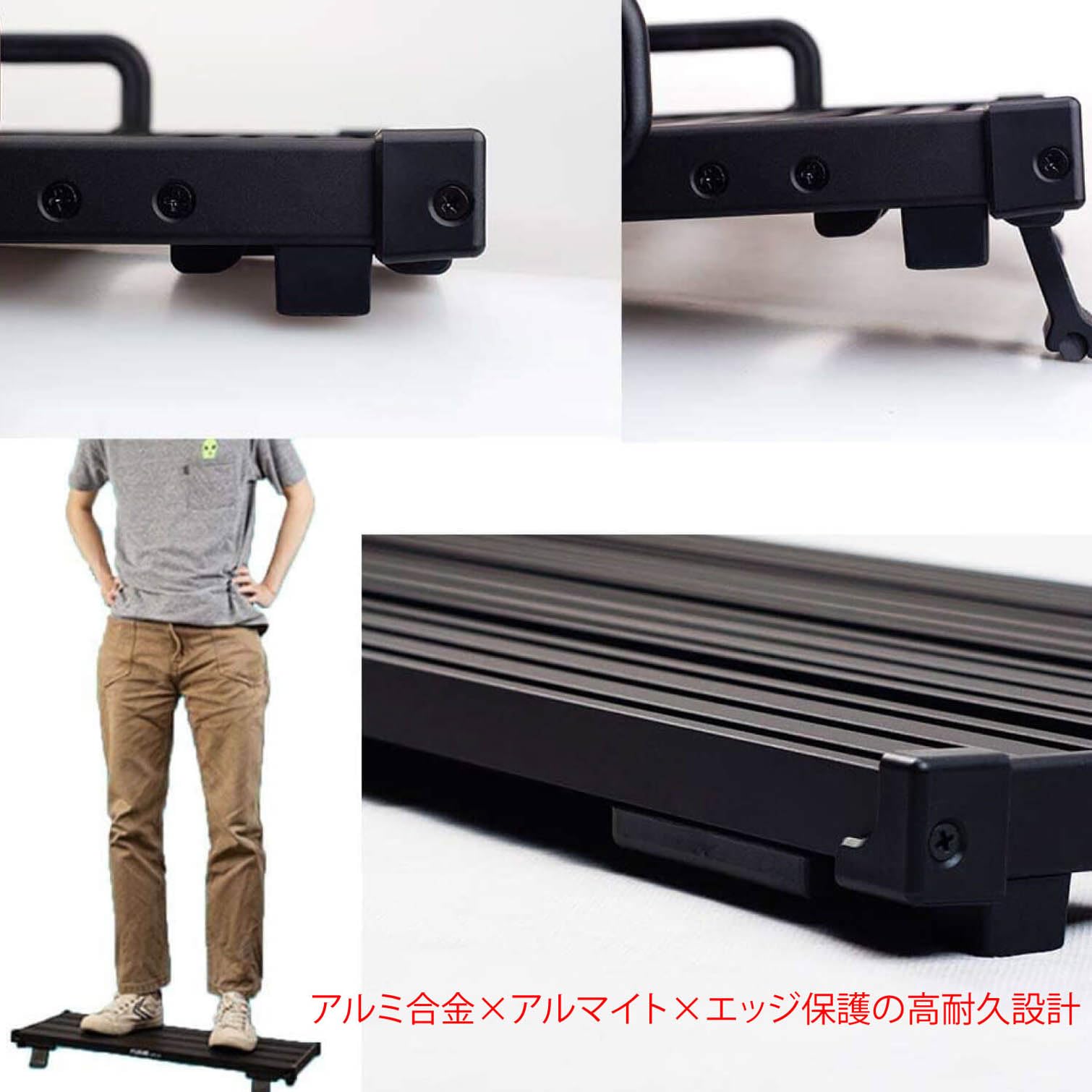 Amazon | Guitto (ギット) 軽量 強靭 アルミ合金フレーム ペダルボード