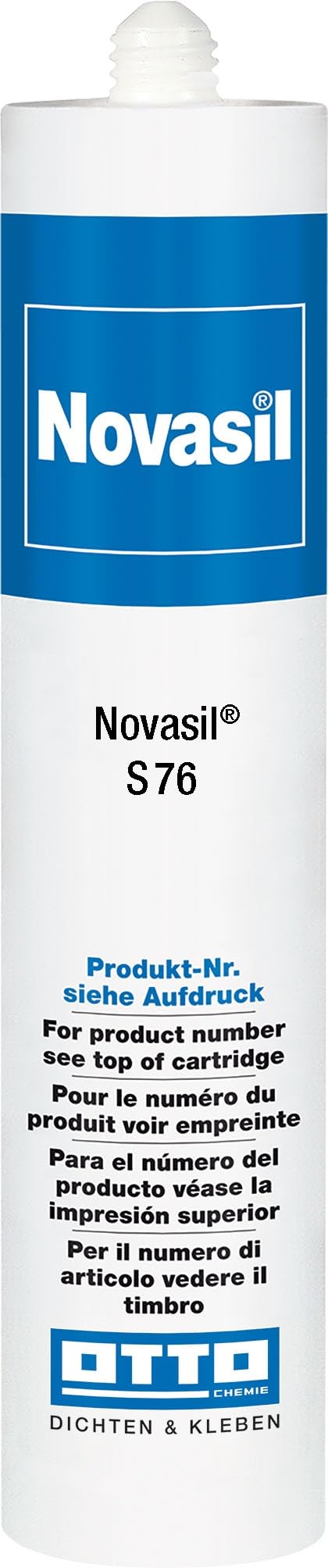 20x Novasil S76 310 ml Hochtemperatur-Silikon-Klebstoff Anthrazit 1K Acetat Kleber Dichtung Backofen Metall Glaskeramik Industrie Elastisch Lebensmittelgeeignet
