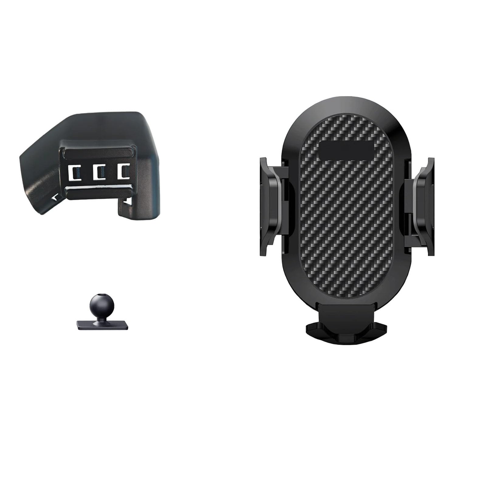 MOGFLMAN Car Phone Holder for Ford Raptor F150 2015-2018, LHD Car Phone Holder