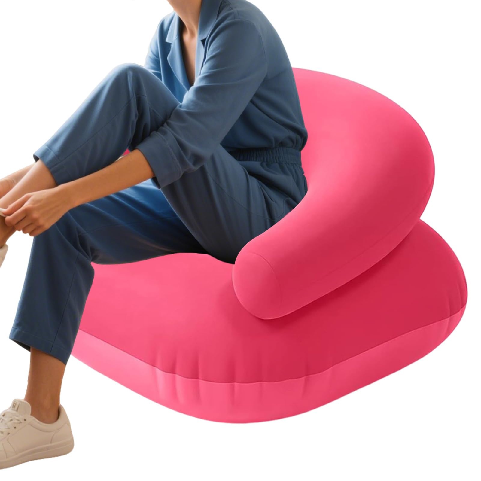 Sillones inflables para adultos tipo sofá en forma de U de jardín
