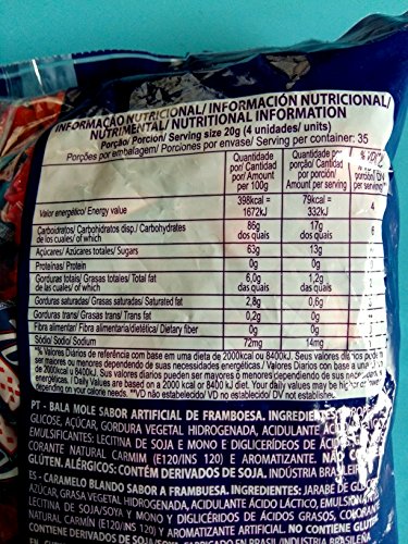 Arcor 7 Belo Sabor Framboesa Caramelos 500 gr miniatura 5