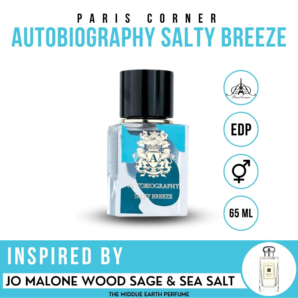 Salty Breeze Autobiography Eau de Parfum 100 ml Niche Árabe Frescura Deliciosa