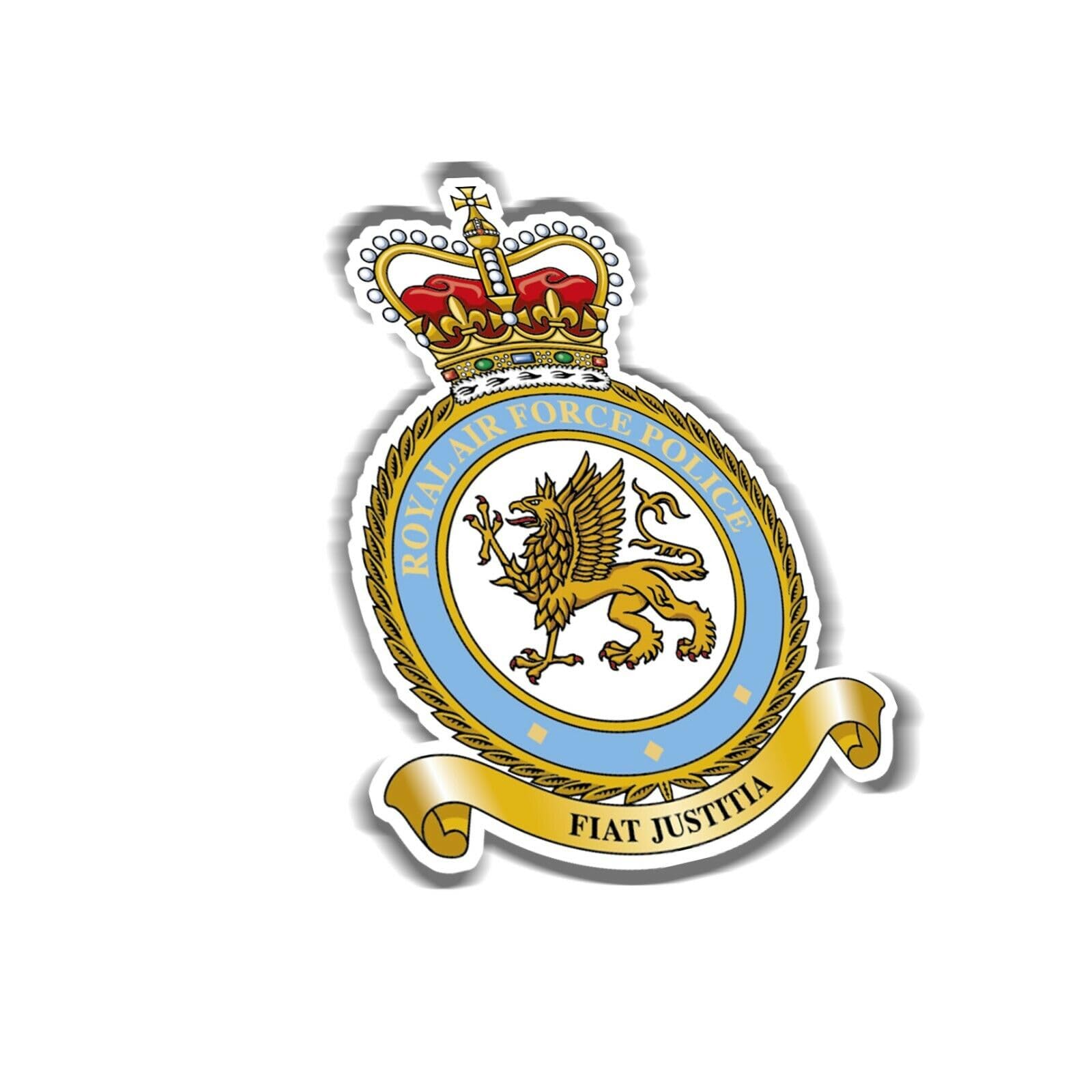 Royal Air Force Police (SK29) Military Waterproof Vinyl Stickers Decal Veteran RAF 150mm x 110mm