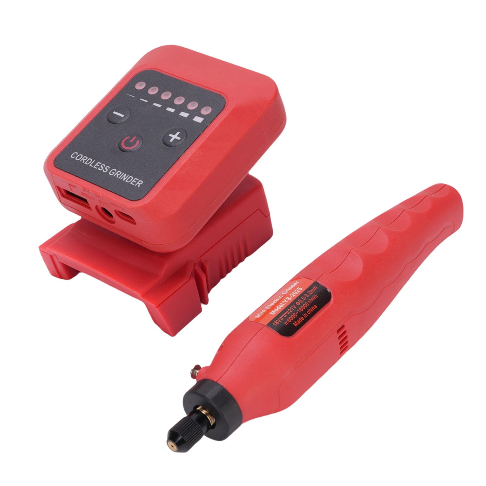 Jiawu Piccola Smerigliatrice a Batteria 20V Stampo Alimentato a Batteria Ricaricabile per Incisioni Precise Taglio Rettifica Lavoro Manuale Domestico 460g