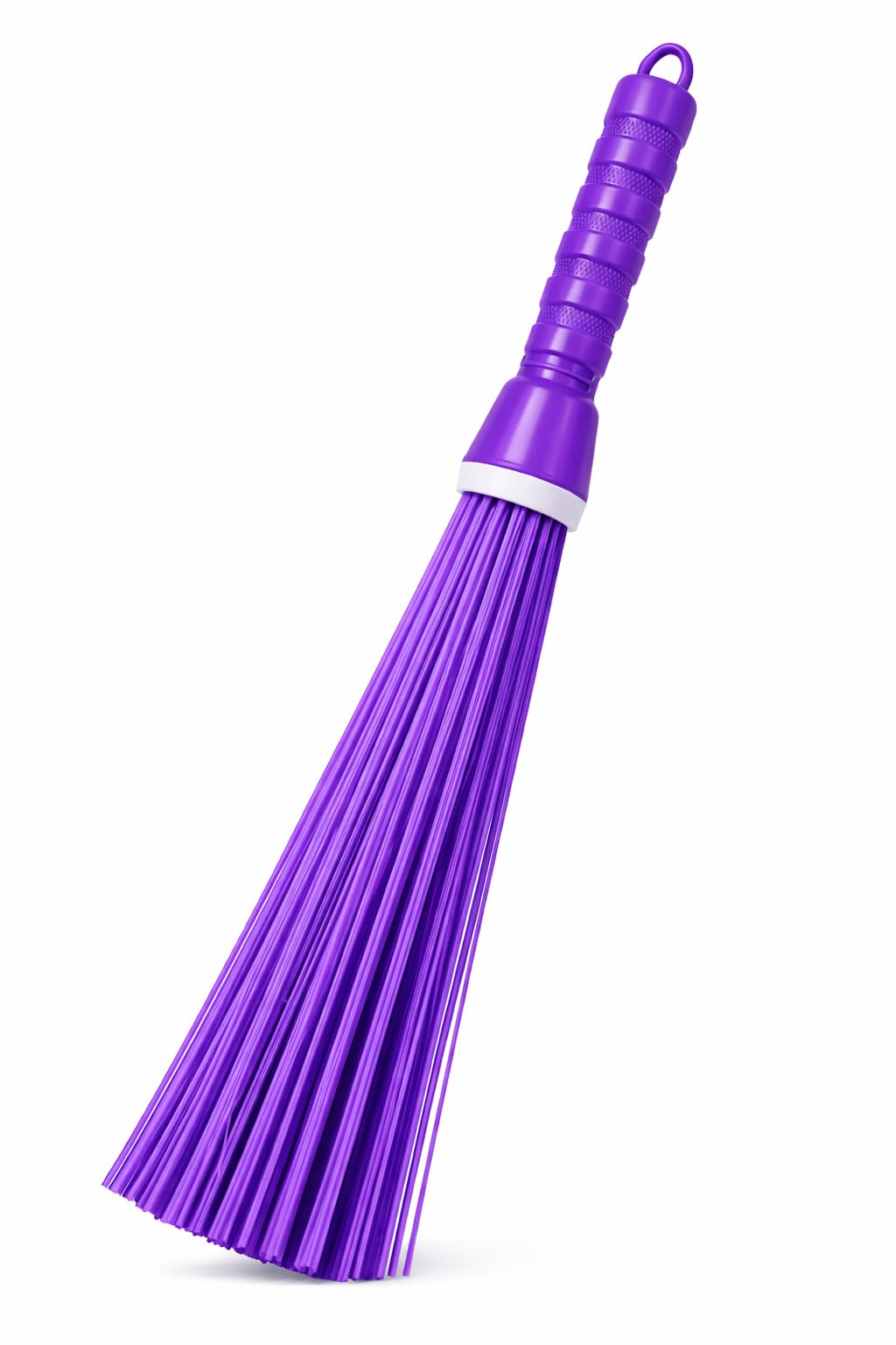 Heavy-Duty Kharata Plastic Bathroom Broom|250 Gm|22 Inches with 60 Bristles|for Cleaning Floor and Bathroom,Wet and Dry Floor Cleaning Fiber Broom Hard Bristle Plastic|-image-7