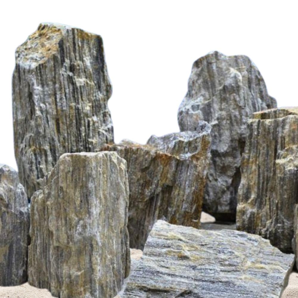 Acquario Glimmer Wood Rock in grigio e Glimmer effetto 2,3 – 2,7 kg Roccia N. 47