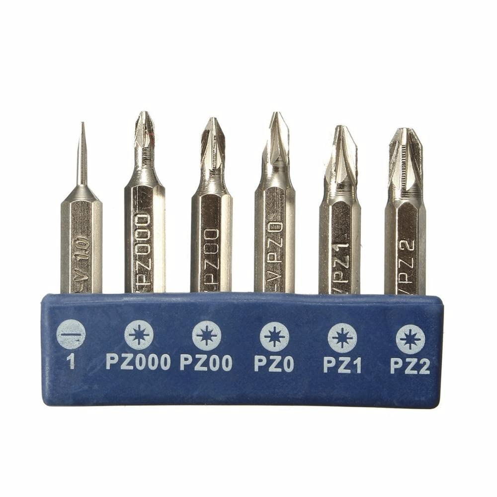 Juego de Destornilladores magnéticos Herramienta de Destornilladores de desmontaje multifunción Kit de Controlador de 54 bits para Herramientas de reparación de precisión de teléfono