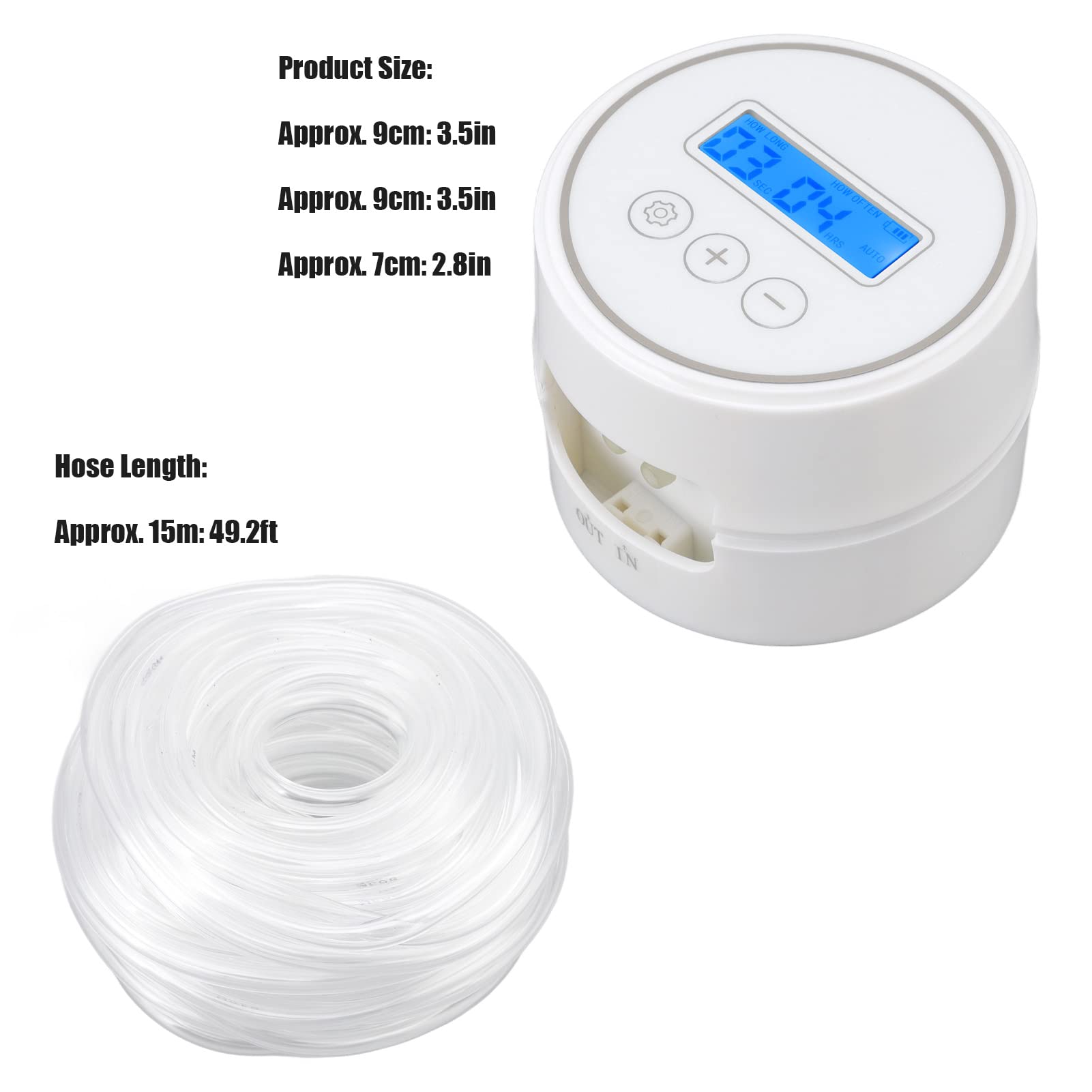 Système D'arrosage Automatique pour Plantes D'intérieur, Système D'arrosage Automatique, Minuterie D'irrigation USB Intelligente Programmable, Minuterie de Robinet de Tuyau Intelligent pour 20 Plantes