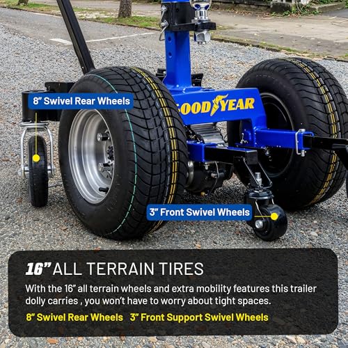 Image of Goodyear Electric Trailer Dolly Super-Duty 7500lbs Max Trailer Weight