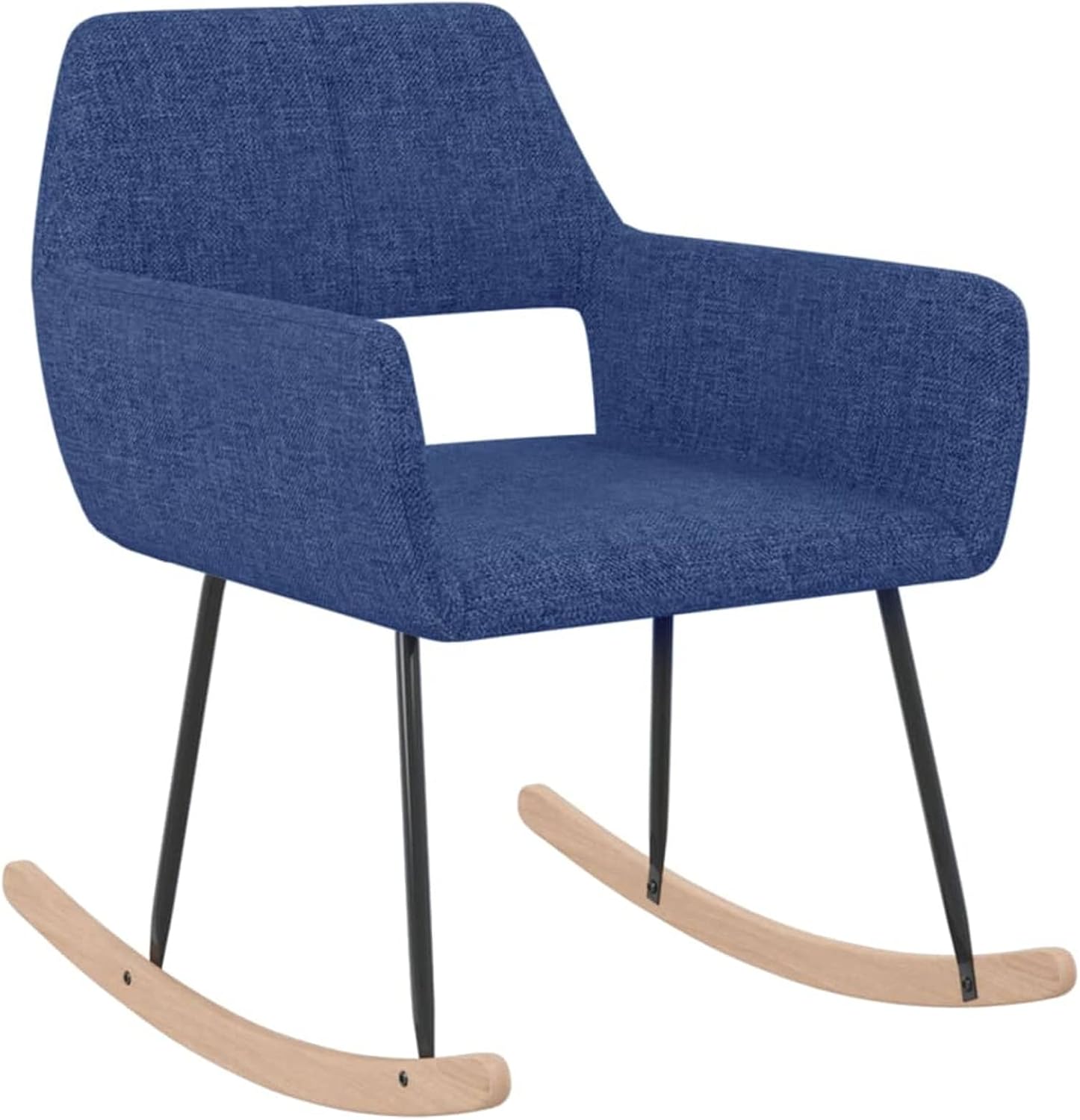 Catherinol Silla Mecedora, Mecedora Lactancia, Sillon Lactancia, Butacas De Salon, Sillones Relax, Butaca, Sillon Lectura, Sillones Comodos, de Tela Azul
