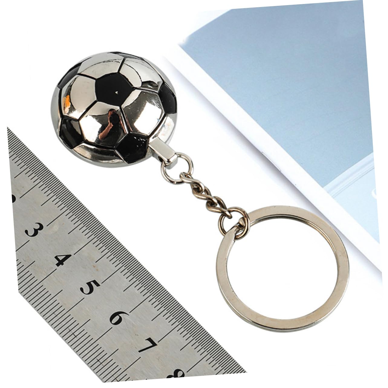 PACKOVE Llavero De Futbol Fútbol Póster Colgante Llaveros Decoraciones Recuerdo De Llavero Deportivo Llaveros Con Tema De Futbol Pequeños Aleación De Zinc