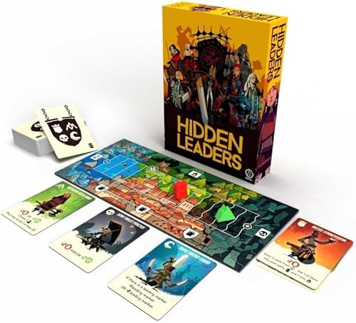 Miniatura 3 de BFF Games Juego de mesa Hidden Leaders - Juego de deducción y estrategia, juego de fantasía para niños y adultos, a partir de 10 años, 2-6