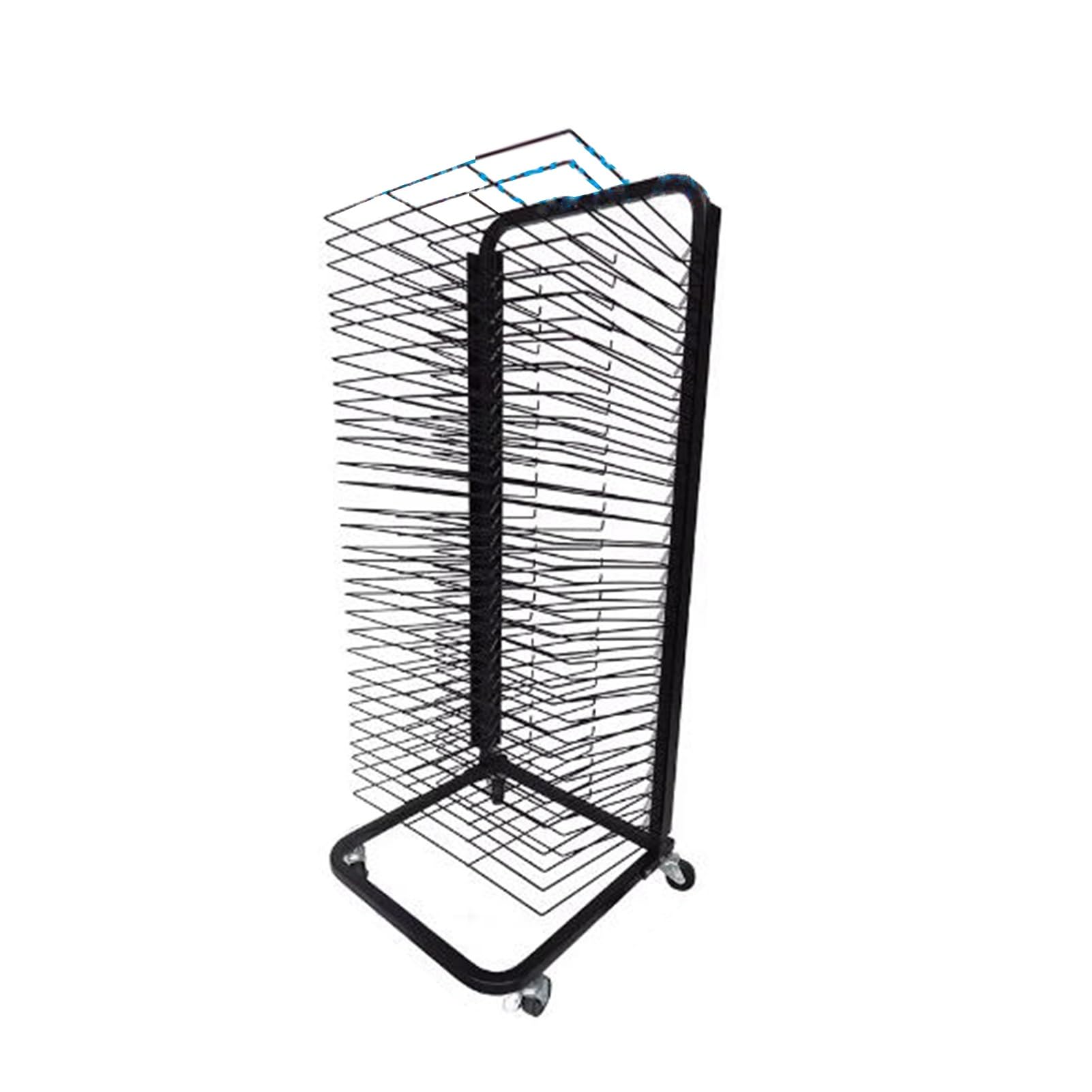 Aioneer Art Storage Drying Cart, Foldable Upwards,Drying Stand Organizer With 30 Tiers, For Classroom Studios Posters